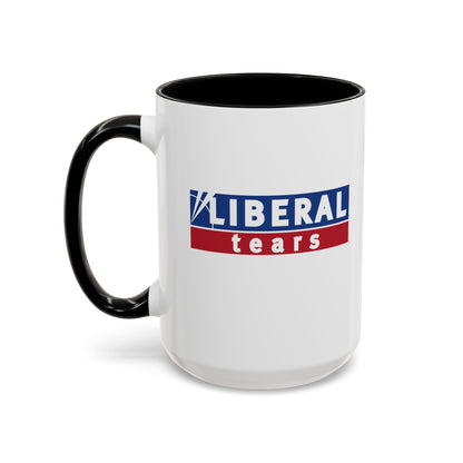 Liberal Tears Accent Coffee Mug (11, 15oz) by Damion