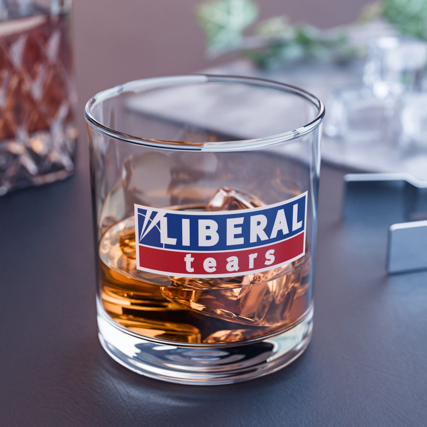 Liberal Tears Rocks Glass, 10ozby Damion