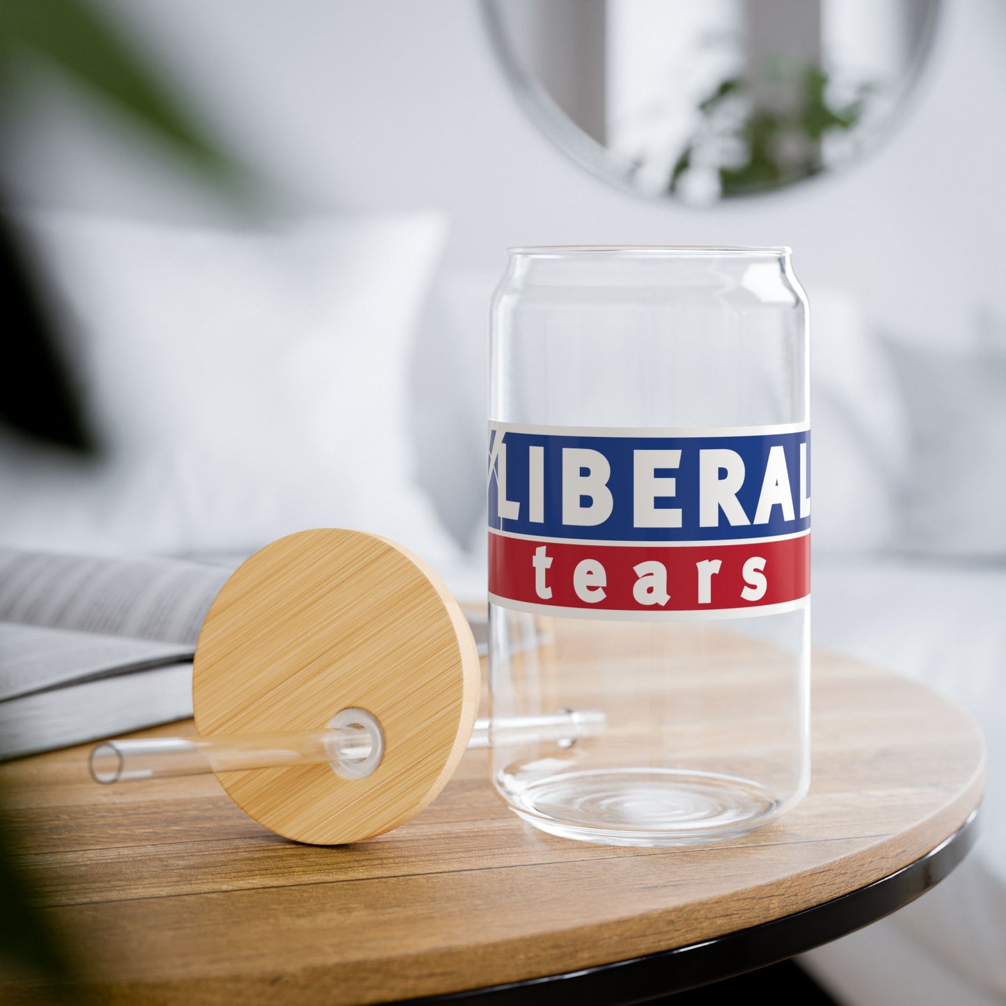 Liberal Tears Sipper Glass, 16ozby Damion