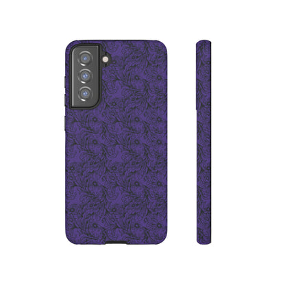 Wickham Family Portrait Background in Purple Tough Cases