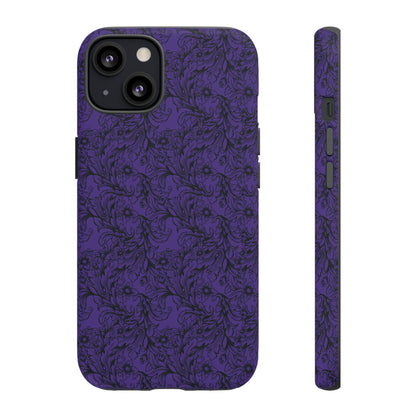 Wickham Family Portrait Background in Purple Tough Cases