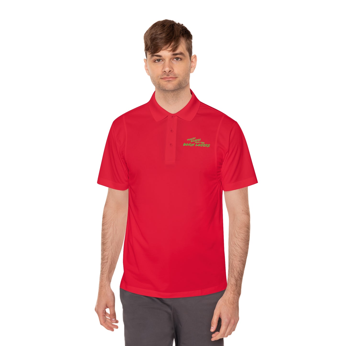 Loser Logo Men's Sport Polo Shirt