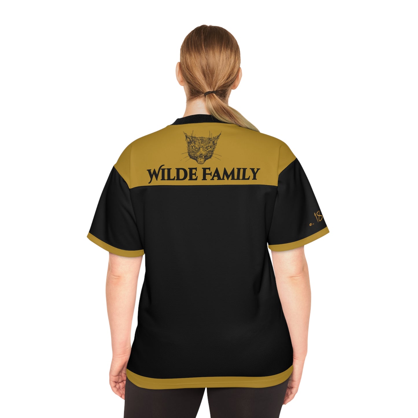 Wilde Family Portrait Unisex Football Jersey by laurameghan