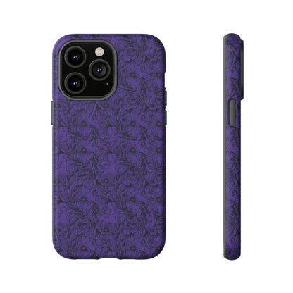 Wickham Family Portrait Background in Purple Tough Cases