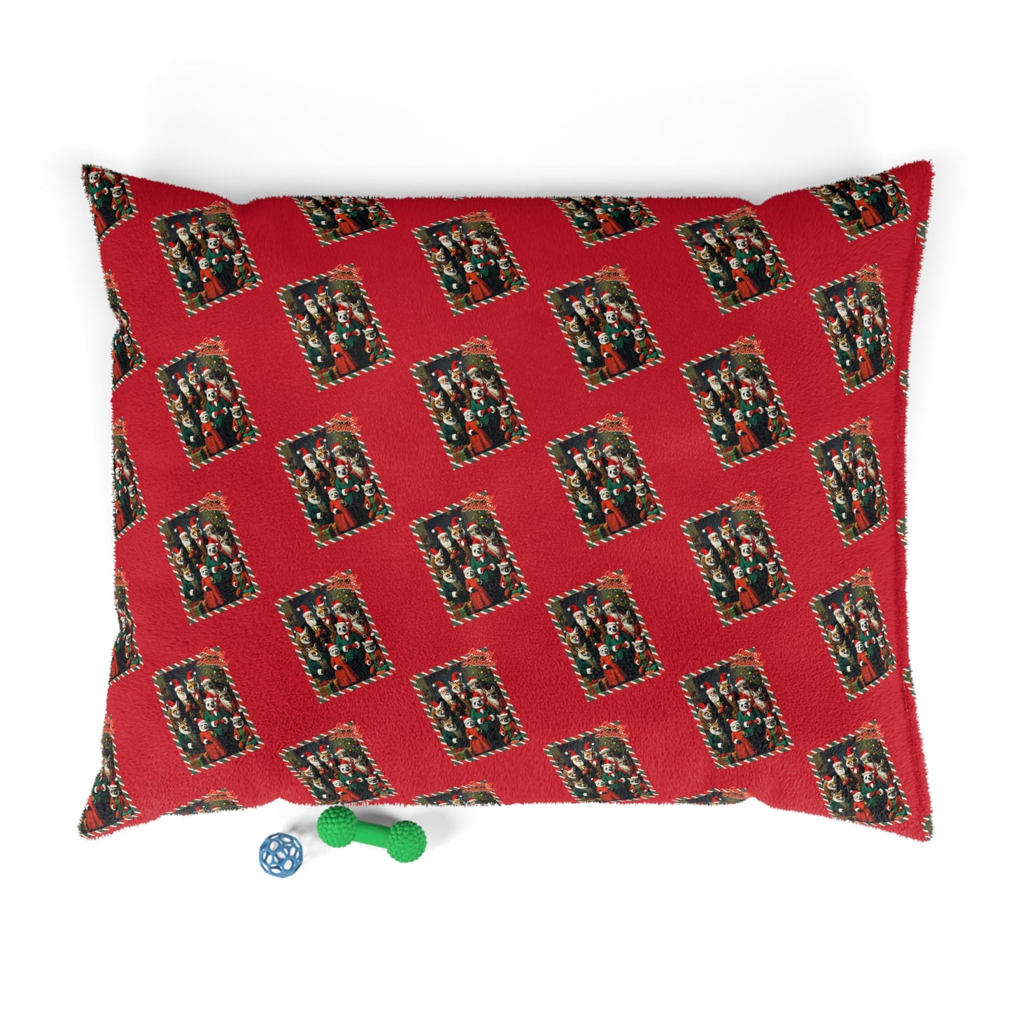 Happy Foxy Holiday Cards Pet Bed by laurameghan