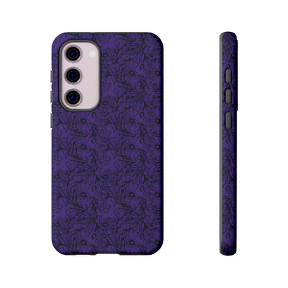 Wickham Family Portrait Background in Purple Tough Cases