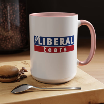 Liberal Tears Accent Coffee Mug (11, 15oz) by Damion