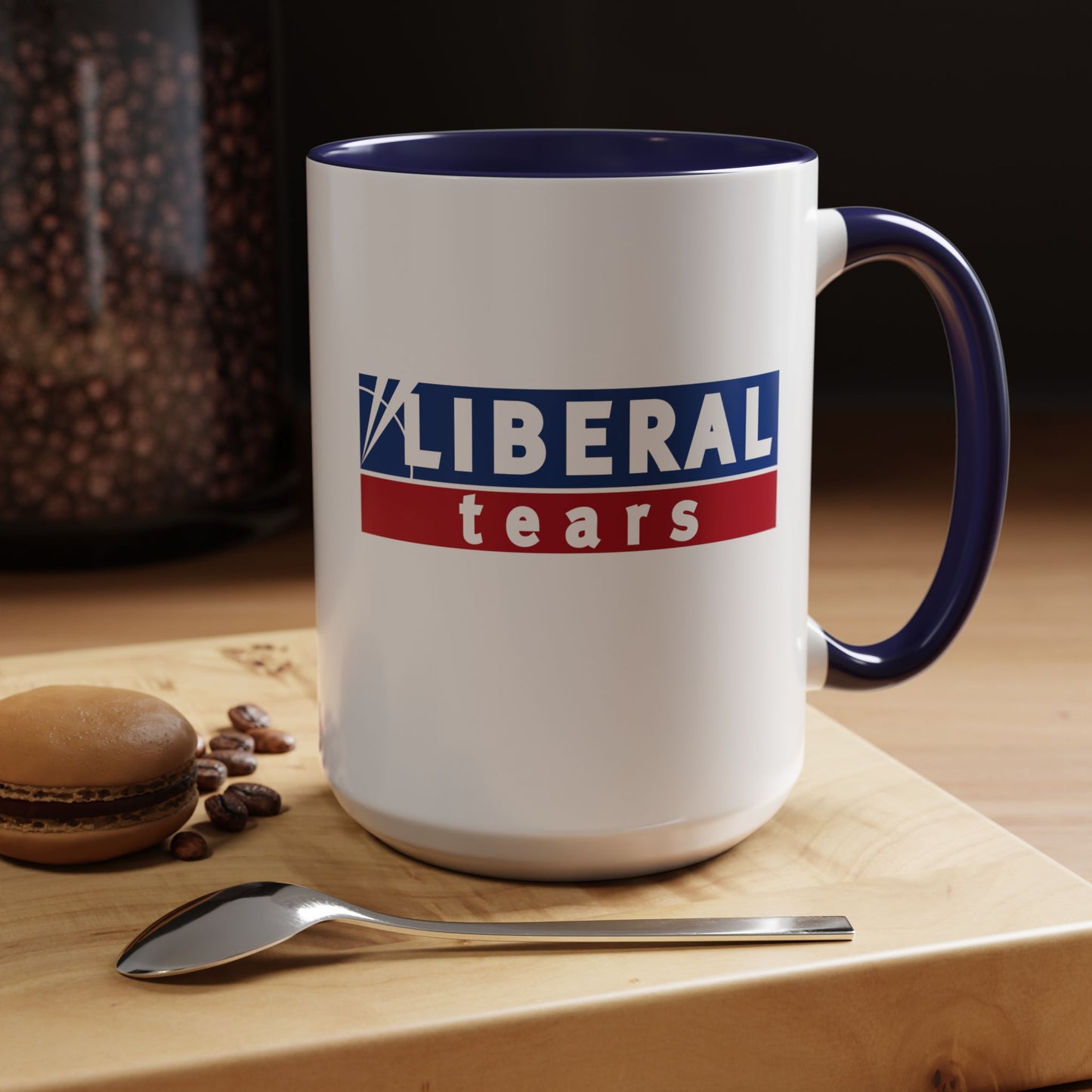 Liberal Tears Accent Coffee Mug (11, 15oz) by Damion