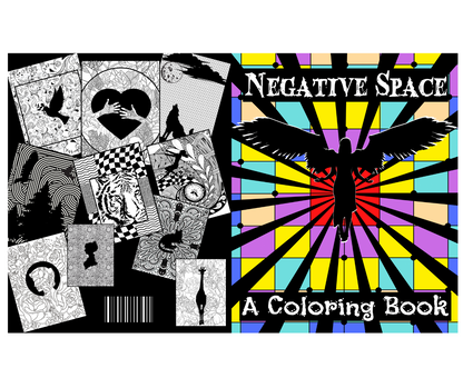 Negative Space: A Downloadable Coloring Book by laurameghan