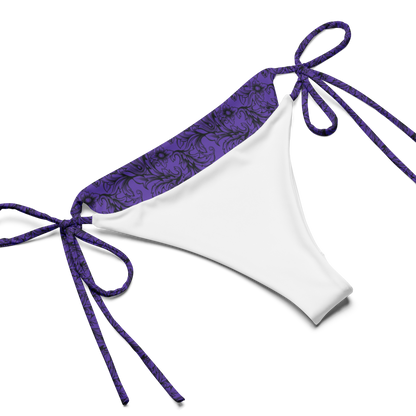 Floral Victorian in Purple string bikini by laurameghan