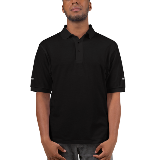 Milk Sleeves Embroidered Premium Polo by Damion