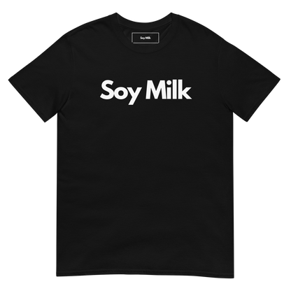 Soy Milk in White Short-Sleeve Unisex T-Shirt by Damion