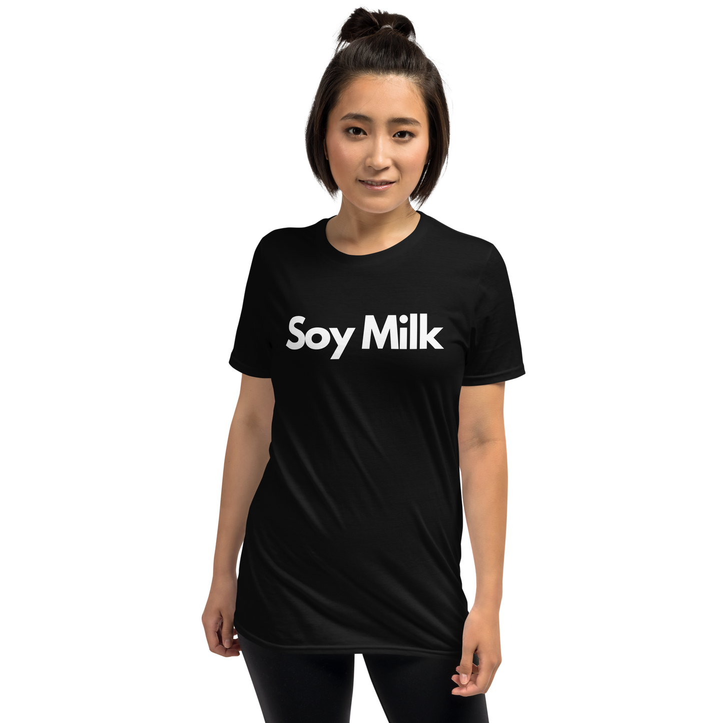 Soy Milk in White Short-Sleeve Unisex T-Shirt by Damion