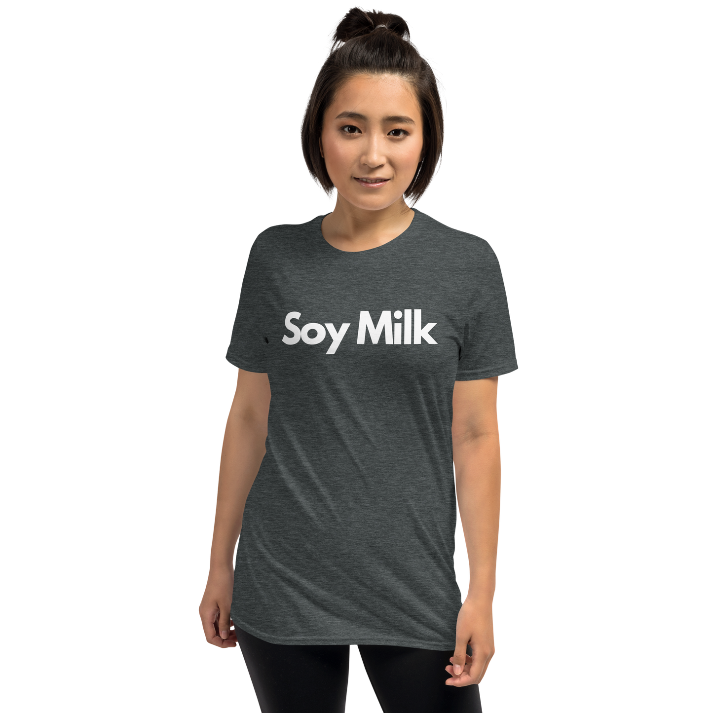 Soy Milk in White Short-Sleeve Unisex T-Shirt by Damion