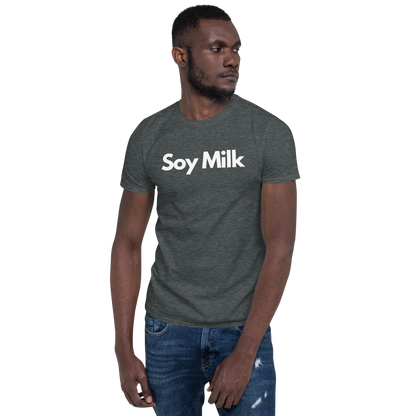 Soy Milk in White Short-Sleeve Unisex T-Shirt by Damion