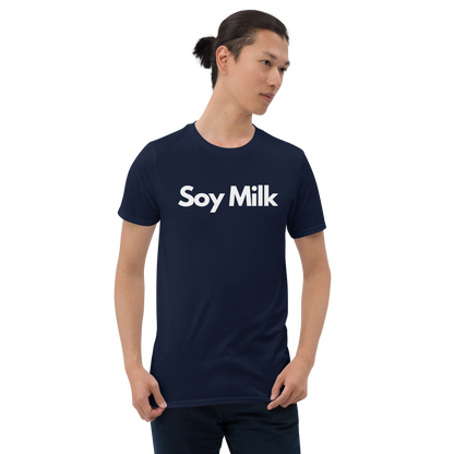 Soy Milk in White Short-Sleeve Unisex T-Shirt by Damion