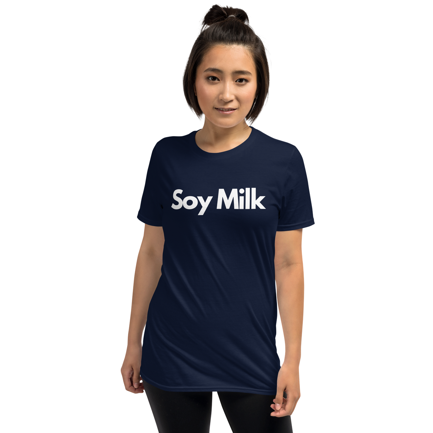 Soy Milk in White Short-Sleeve Unisex T-Shirt by Damion