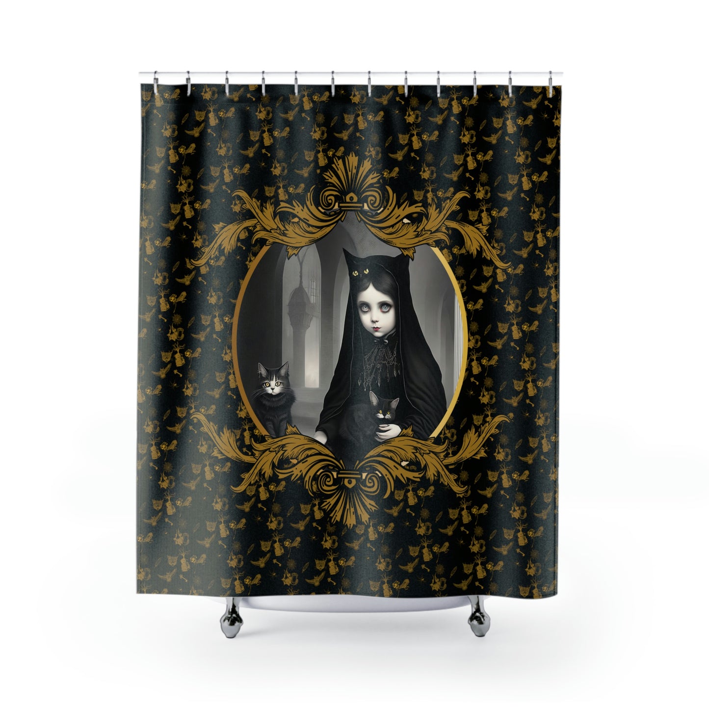 Wilde Family Portrait  Shower Curtain by laurameghan