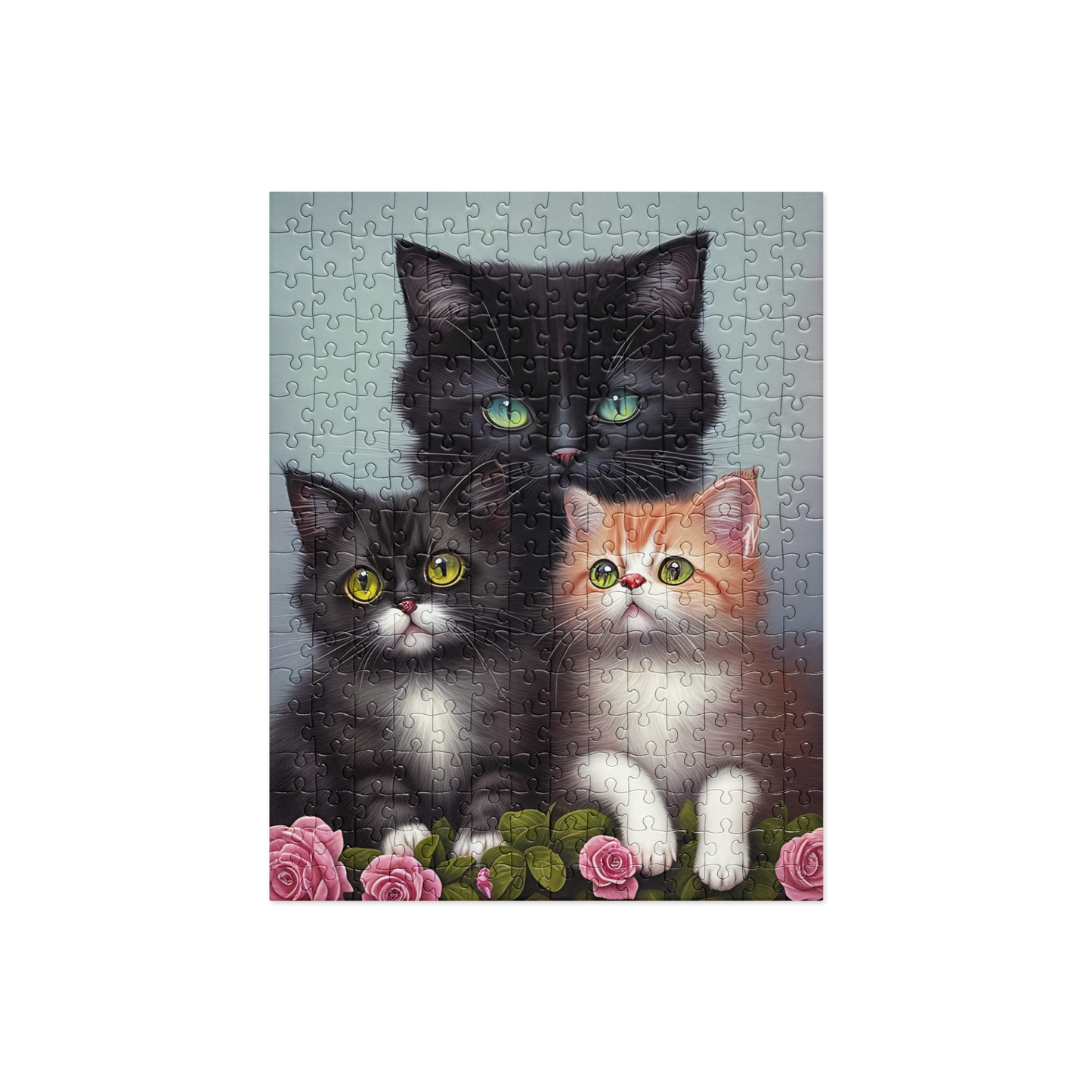 Floral Felines Jigsaw puzzle by laurameghan