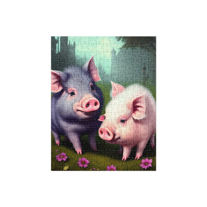 Fairytale Piglets puzzle by laurameghan