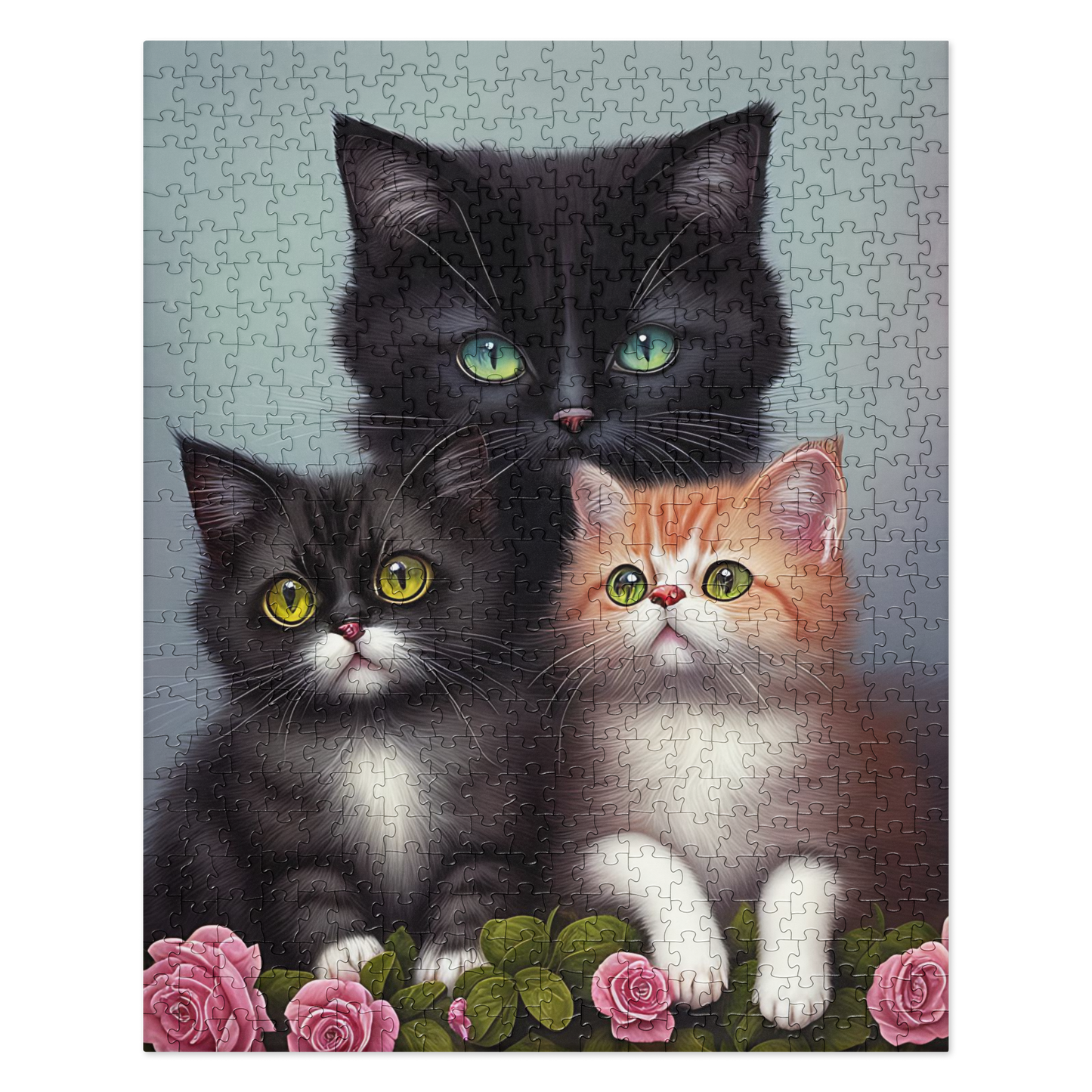 Floral Felines Jigsaw puzzle by laurameghan