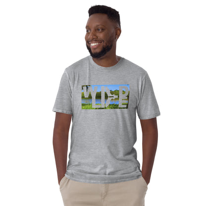 Florida Wildlife Everglades Reverse Logo Short-Sleeve Unisex T-Shirt by Crystalyn