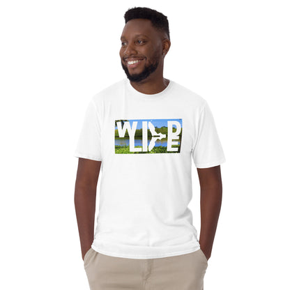 Florida Wildlife Everglades Reverse Logo Short-Sleeve Unisex T-Shirt by Crystalyn